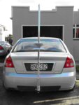 Upright Single with towbar adaptor, 32 mm